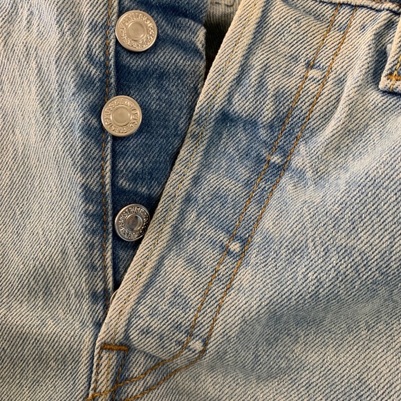 Levi’s 501 27 High Rise Jean Shorts Button Fly. - Picture 8 of 9